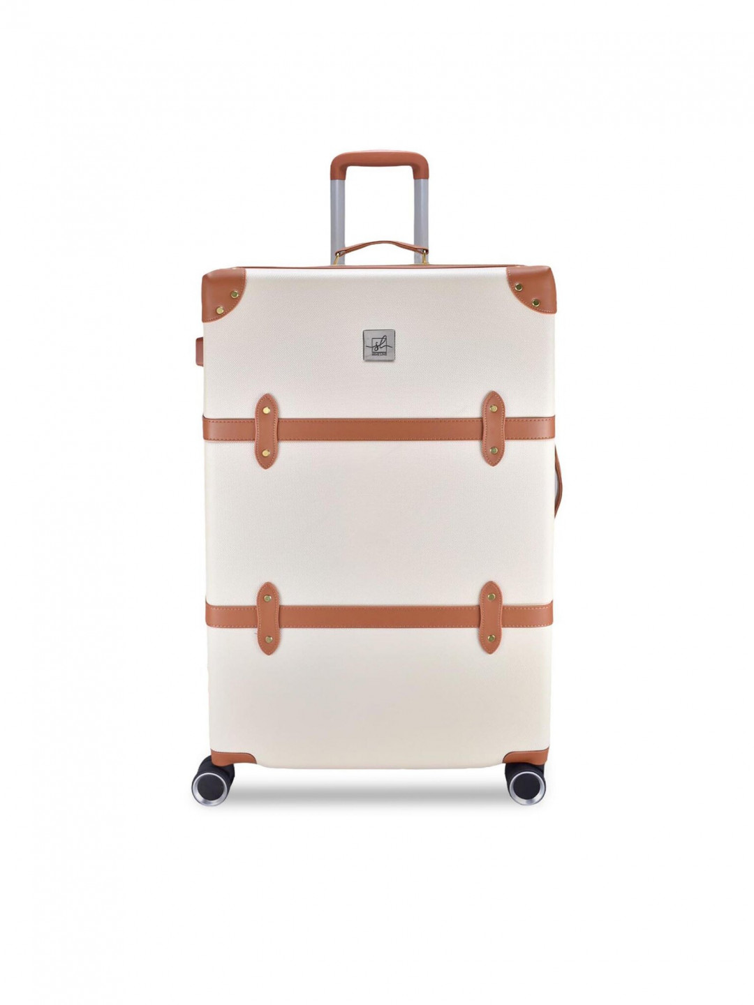 Semi Line Velký kufr T5670-4 Bílá